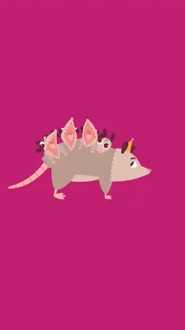AAAAAAA #animation remake for anyone sad that opossums didnt win the vote for O #opossum #aaa #screaming #animals #2d #tinypartyhat #digitalart song is Twist and Shout by The Isley Brothers! ✨