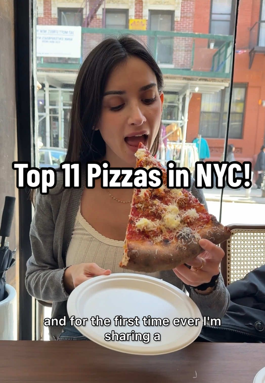 My top slices of pizza in NYC! Couldn’t choose one to cut out, so you are getting a top 11. 🍕 Let me know in the comments below where your favorite slices are from!  #nyc #newyorkcity #pizza #nycfood #slice 