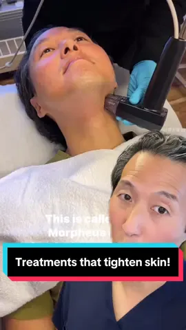 The latest treatments to tighten the skin! Which would you consider getting? #skintightening #ellacor #morpheus8 #sofwave #renuvion #facetite 