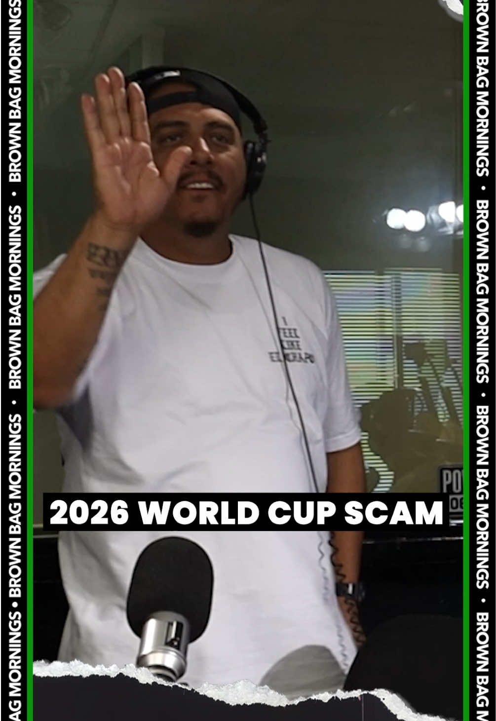 DON’T GET SCAMMED FOR WORLD CUP 2026 TICKETS! 🎟️ WORLD CUP 2026 tickets officially go on sale September 10th and @FIFA doesn’t want you to get scammed! Here’s the ONLY way to get your tickets ⚽️🏆 Listen to @Brown Bag Mornings M-F from 5a-10a! 