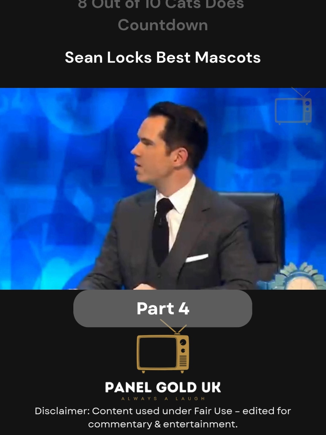 Sean Lock's Best Mascots Part 4.... The best clips from 8 out 10 does Countdown. #seanlock #comedy #funnyclips #8outof10catsdoescountdown