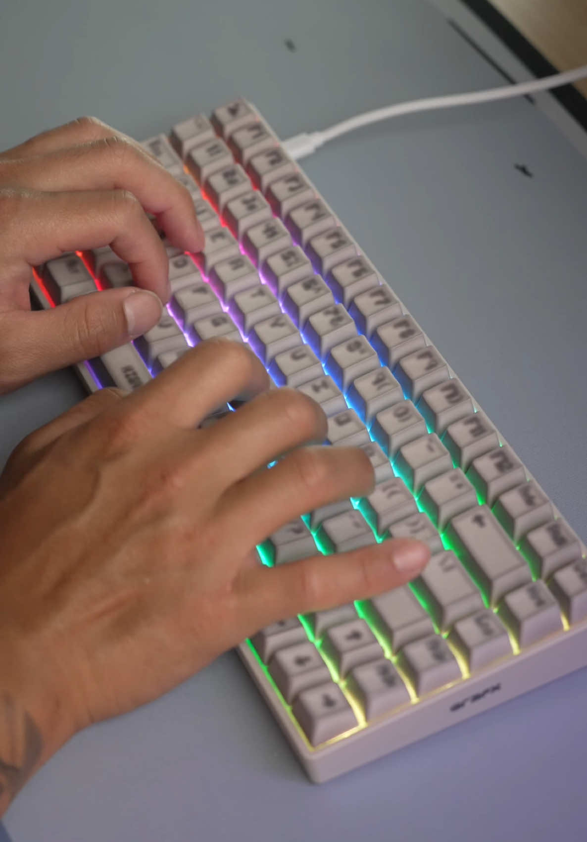 Proof you don't need perfect vision for perfect clicks. The Basecamp 75+ makes its debut, inheriting the premium sound and feel of the 65+ while expanding your layout with essential function keys. Powered by Dampening Plus and HG Blitz switches. Hear the difference. #keyboard #GamingSetup #keycaps #illusion #nostalgiacore 