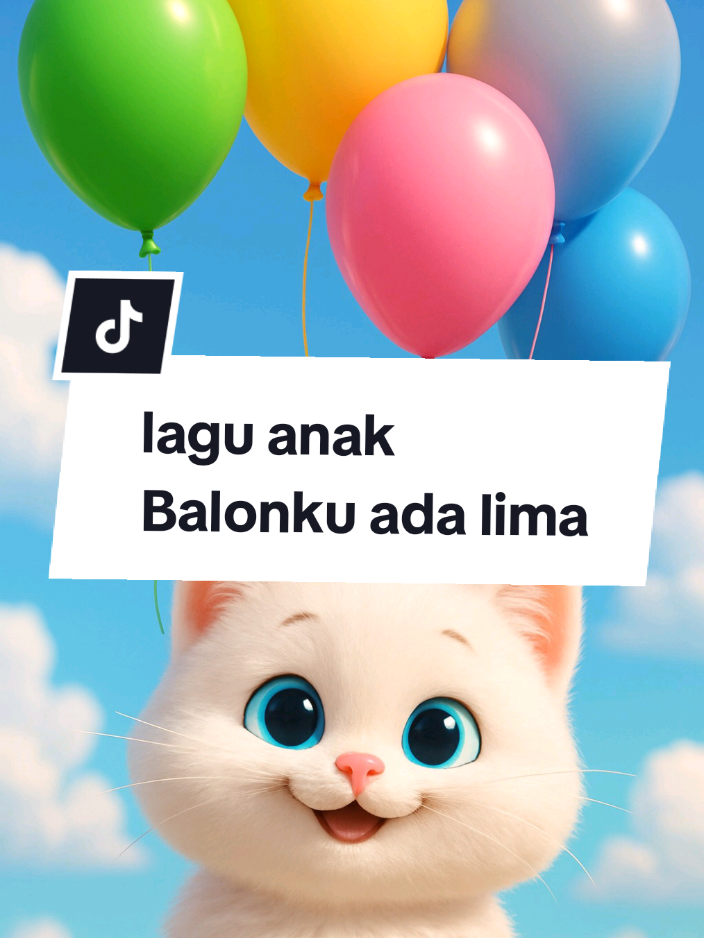lagu anak - balonku ada lima 🥳🥳 #laguanak #lagubalonku #videoanak #kartunanak #videokartun #lagupendek 