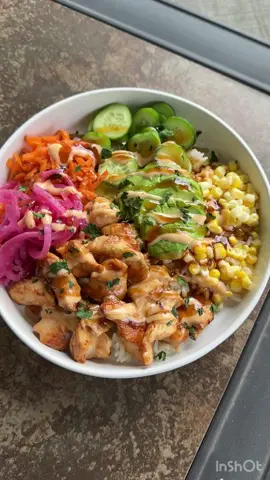 Chicken teriyaki bowl! This meal is on a weekly rotation! It’s so good!! #cookingathometiktoktv #meals #cookingtiktok #recipes 