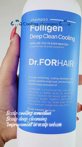 🧊 Folligen Deep Clean Cooling Shampoo.  ִֶָ 𓂃⊹ ִֶָ Cooling power: Instant chill that lasts 30+ mins. 🌊Infused with Icelandic Glacier Water which refreshes, calms, and feels fancy.  ִֶָ 𓂃⊹ ִֶָ Removes 81% of oil & 27% of flakes.  ִֶָ 𓂃⊹ ִֶָ  Folligen Complex for fuller, stronger, healthier hair from the root.  ִֶָ 𓂃⊹ ִֶָ Low irritation & safe for sensitive scalps.  ִֶָ 𓂃⊹ ִֶָ It is available at Costco at lowest price. *PR/kindly gifted ♡ thank you! @drforhairus @drforhair.official  {drforhair folligen shampoo, scalp cooling shampoo, korean scalp care, oily scalp shampoo, hair strengthening shampoo, biotin shampoo for hair growth, menthol shampoo, icelandic glacier water shampoo, kbeauty haircare, shampoo for dandruff and flakes, non-irritating shampoo, sensitive scalp care, deep cleansing shampoo, hair thickening shampoo, scalp detox shampoo} #OilyScalp #ScalpBuildUp #CoolingShampoo #SummerShampoo #SummerHairCare #GreasyHair #HairTok #Costco #hairtok #scalpcare #coolingshampoo #hairrefresh #haircareedit #scalplove #kbeautyhair #hairfix #cleanscalp #thickerhair #strongerhair #hairdetox #drforhair #rootrefresh #oilyhaircare
