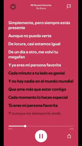 Mi persona favorita - Rio Roma 😍❤️ #lyric #mipersonafavorita #rioroma 