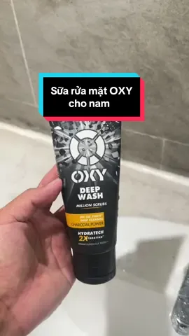 Sữa rửa mặt sạch sâu ngừa mụn dành cho nam da dầu nhờn #SữaRửaMặtNam #OXYDeepWash #DaSạchMụnXẹp #SkinCareForMen #TikTokMadeMeBuyIt #ChămSócDaNamGiới