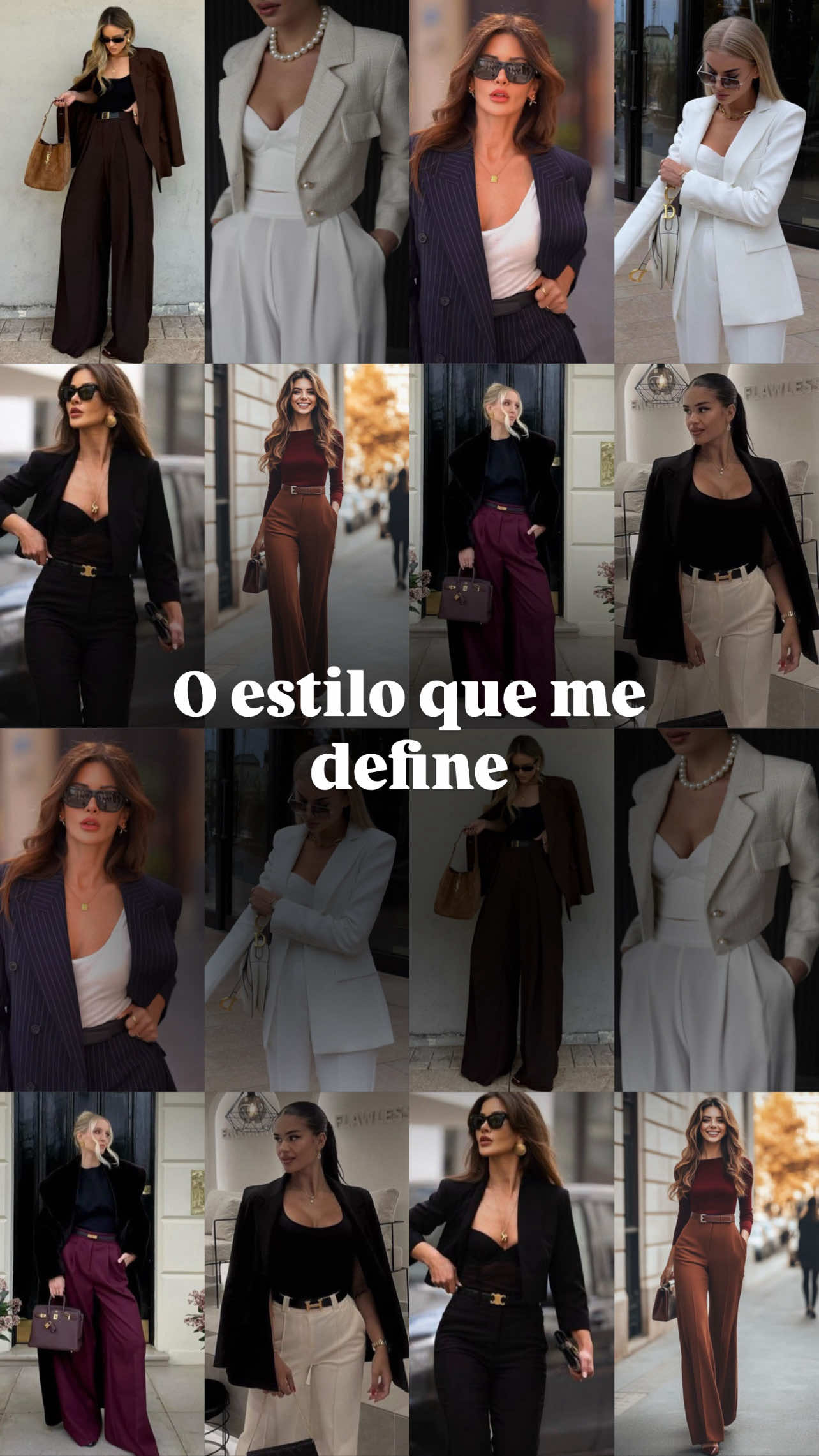 O estilo que me define #modafeminina #TikTokFashion #moda #elegancia #outfit #outfitinspo #outfitinspiration #estilo #alfaiataria 