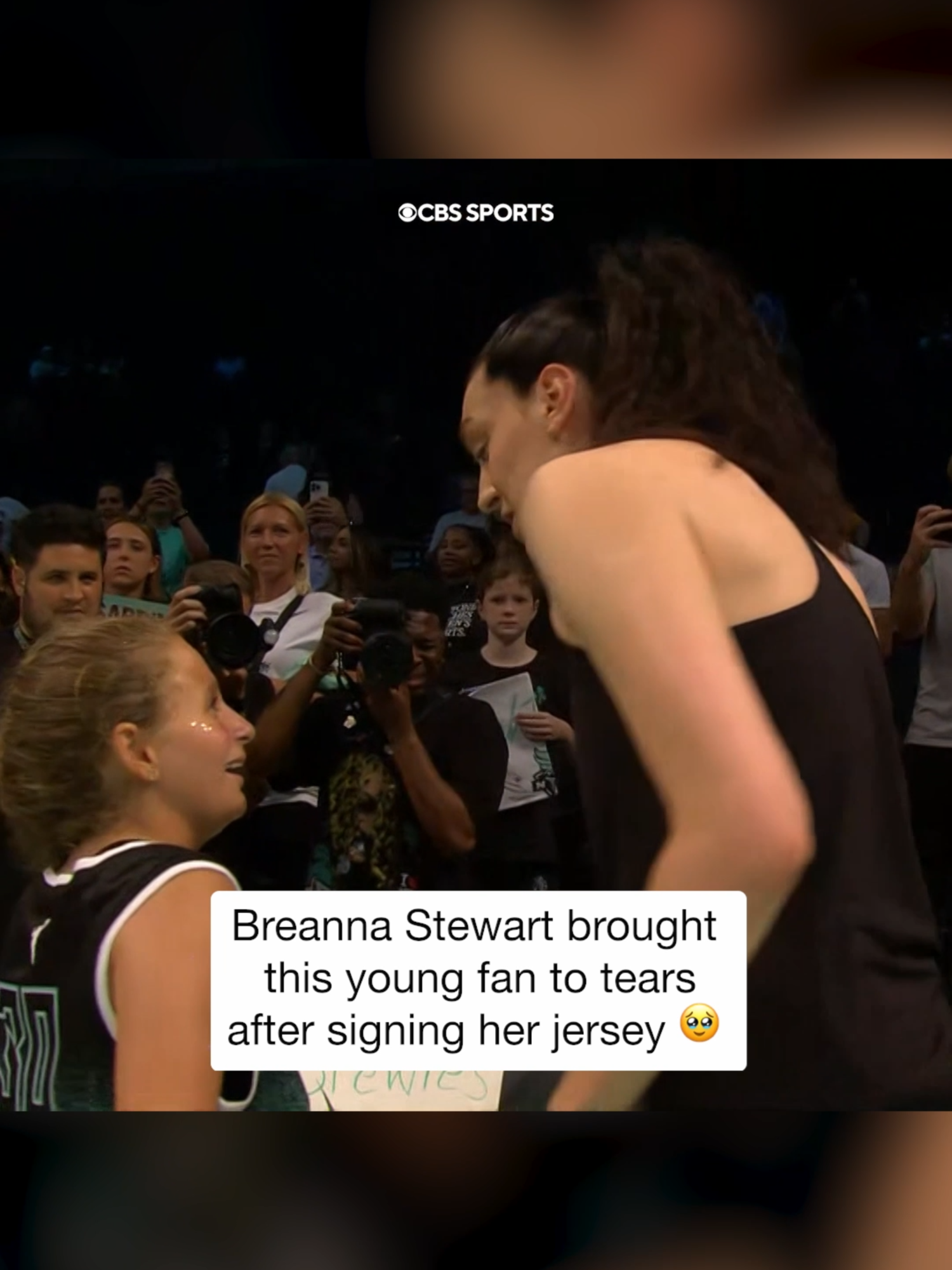 This is what it's all about ❤️ #breannastewart #newyorkliberty #WNBA