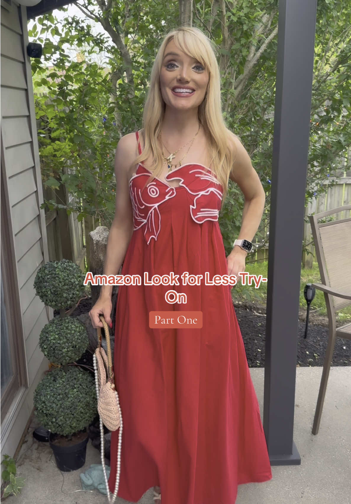 Serving tropical vibes in this Farm Rio-inspired Amazon dress 🎯 This red fish print is SO iconic — such a good find for summer! 🍓🐠 #OOTD #amazonfashionfinds #AmazonFinds #FarmRioVibes #TryOnHaul #AmazonDress #SummerStyle #VacationOutfit #AmazonFashion #FashionTok #DressTok #OutfitOfTheDay #RedDressVibes #tropicalstyle #designerinspired #lookforless #farmrio 