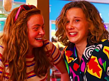 Girls will be girls #elmax #elevenhopper #maxmayfield #sadiesink #millybobbybrown #strangerthings 