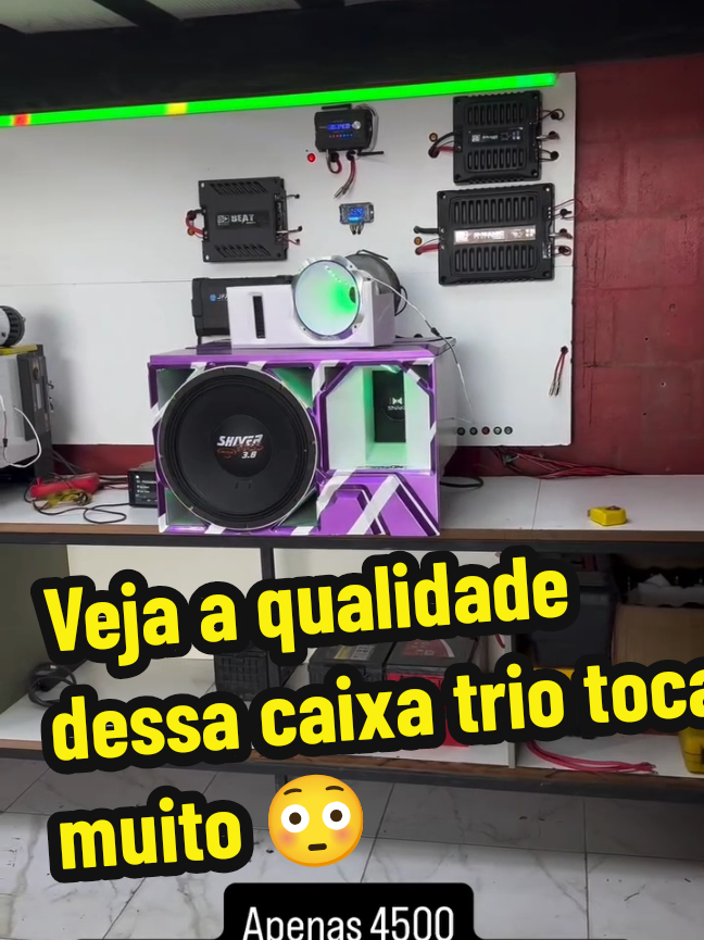 Respondendo a @casaldounoolha a qualidade dessa caixa trio #somdasmidias 