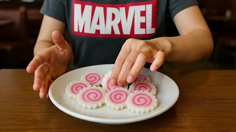 Narutomaki slime. #oddlysatisfying #slimeasmr #asmrtiktoks #slime #ai #asmrfood 