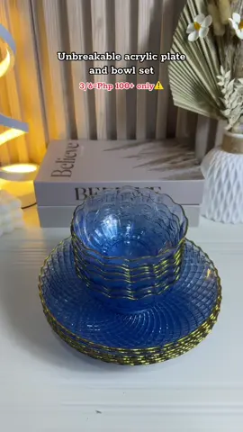 Unbreakable acrylic plate and bowl set. #unbreakableplate#acrylicplateandbowl#fyp 