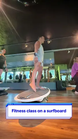 📍Tel Aviv, Israel 🏄‍♂️ Surf-Style Workout You Need to Try Tried a fitness class called SURFSET.  basically surfing outside of the ocean, just the core, some cardio, and the chaos (in a good way). One of the sweatiest and most fun workouts I’ve done in Tel Aviv. #surfing #travelworkout #telaviv #israel #telavivvibes #fypシ #coreworkout 