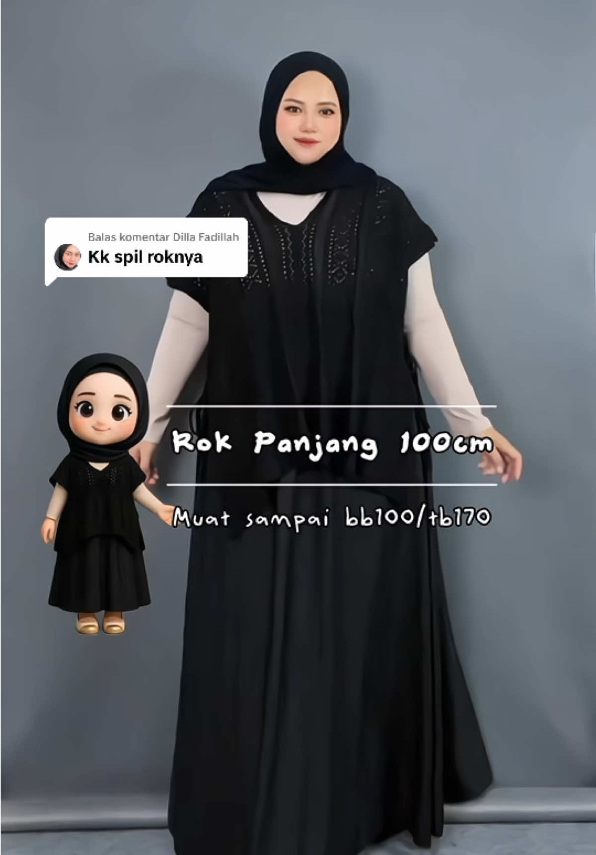 Membalas @Dilla Fadillah  rok nya mayuuung poll, dipakai TB 170 no ngatung-ngatung club 🥳 #rokmayung #rokjumbo #rokpanjang #skirtoutfits #skirt #OOTD #outfitbigsize 