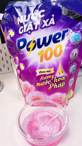 Nước Giặt Xả Power 100 - 💯 điểm 🫧 #nuocgiat #nuocgiatxa #power100 #giadungtienich #unboxing #tiktokshop 