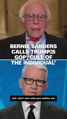 Sen. Bernie Sanders (I-VT) tells CNN's Anderson Cooper that Republicans developed an almost Stalinist-type devotion to President Donald Trump.
