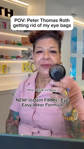 @Peter Thomas Roth Labs #PTRNewArrivals #FirmXEyeMadeEasy #iconicmoments #MegaViral #peterthomasroth #tiktokmademebuyit Individual Results May Vary 