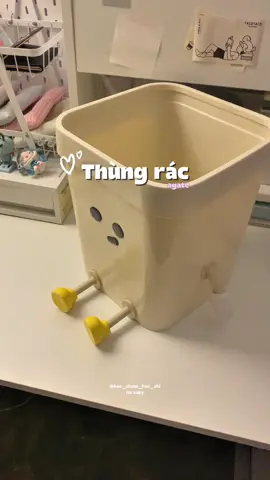 thùng rác cũm phải dịu nha' mad xinh thịt á để góc nhà yêu xĩu🍒🤭#xuhuong #hoc_cham_hoc_chi #unboxing ##review #thungrac ##thungracmini 