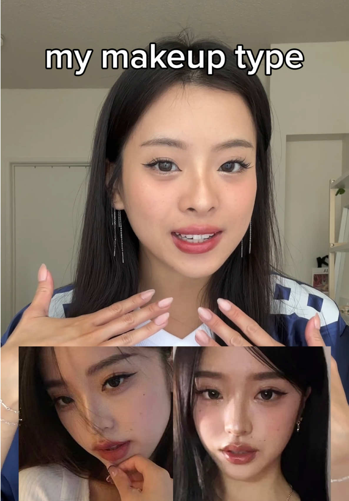 the “my makeup type” challenge! 🤭 i feel like its super similar to my regular makeup routine, but with a bit more OOMPF 👀 products i used:  @JUNGSAEMMOOL skin cushion in shade medium warm @glow not dry concealer @ONE SIZE BEAUTY te setting powder @dearcloud nt in mauve @Benefit Cosmetics precisely, my brows pencil @Too Faced born this way cold smolder palette @toocoolforschool US contour palette @Heart Percent dote on mood lip liner “caramel beige” @Peripera ink glasting lip gloss in shade 06 @Diorbeauty forever liquid lipstick in 820 @Rare Beauty matte lipstick in bold @heimish.cosmetics dailism smudge stop mascara pleell wispy natural cat eye lash extensions  #mymakeup #mymakeuptype #makeup #makeuptutorial #MakeupRoutine 