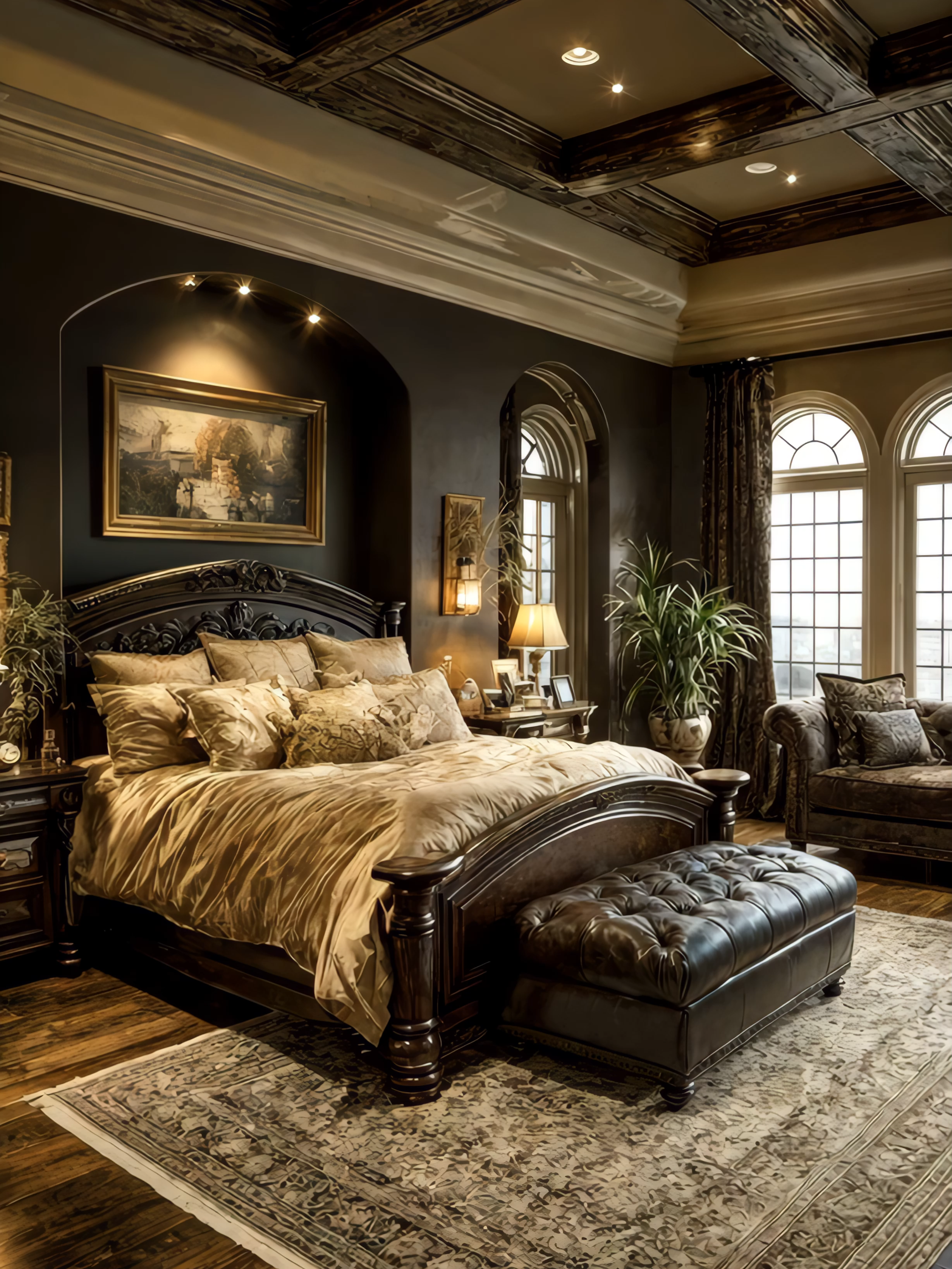 🕯️ Tựa lưng vào giường gỗ, nhắm mắt giữa không gian vintage này – chỉ có bình yên và thinh không. #nhadeptugia #maunoithatdep #noithattugia #xuhuongnoithat #sangtronghiendai #phongcachphongngu #noithatphongngu #xuhuong #fyp