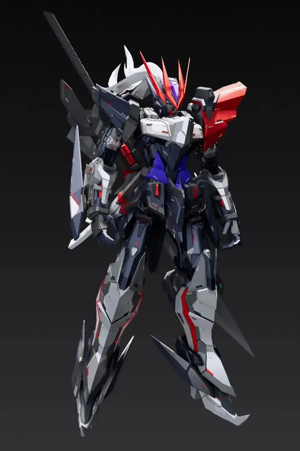 Sau nhiều chỉnh sửa, bản final sẽ có diện mạo mới mẻ hơn — hy vọng là một bước nhảy hình ảnh đúng nghĩa! 👀✨ Bạn thích bản thô ban đầu hay trông chờ bản hoàn thiện hơn? #PlamoDesign #MechaBuild #SNAA #1_100scale #modelkitnews 