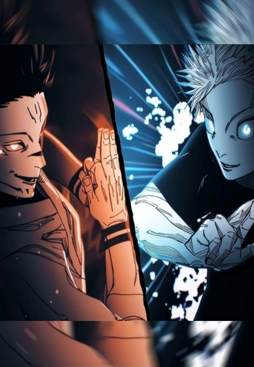 Bro sedang adu Domain ☠️#gojo #sukuna #gojosatoru #sukunaryomen #gojovssukuna #domain #domainexpansion #jujutsukaisen #anime #vibes #old 