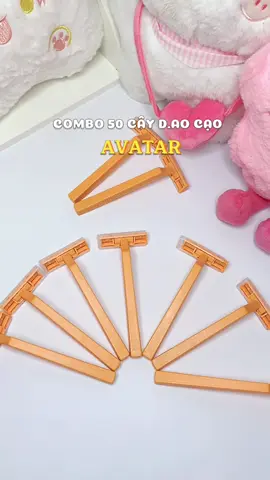 Combo 50c d.eo cạo râu cắn vàng nhà AVATAR rẻ lúm mấy bà ơi mua dề để dành dùng nè✅✅✅ #daocaorau #daocao #caorau #avatar #combo50daocaorau #vrial #xuhuong 