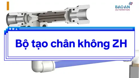 Bộ tạo chân không cơ khí không cần dùng điện series ZH, ứng dụng cho các ứng dụng hút nhấc nâng vật thể vừa và nhẹ  #xuhuong #baoanautomation #robot #smc 