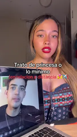 Trato de princesa o lo mínimo que puede hacer estando a la distancia , LE HUBIERAN PEGADO MÁS DURO😡 xd #princesa #princesstreatment #minimo #novios #distancia #cosas #virtual #enamorados #noviosgoals #lista #perder 
