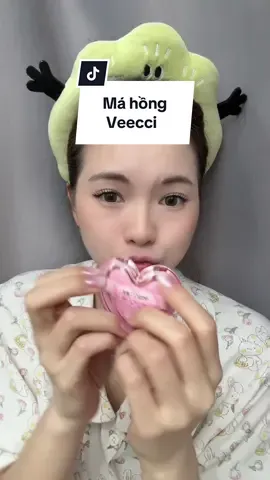 Hai má ửng hồng 🌸🎀#viral #xh #mahong #veecci #xinh #muahe #makeup 