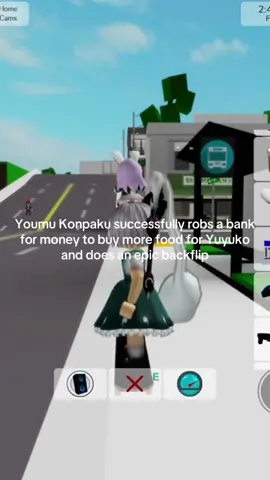 Epic I say. #touhouproject #youmu #konpaku #touhouroblox #silly #backflip #fyp 