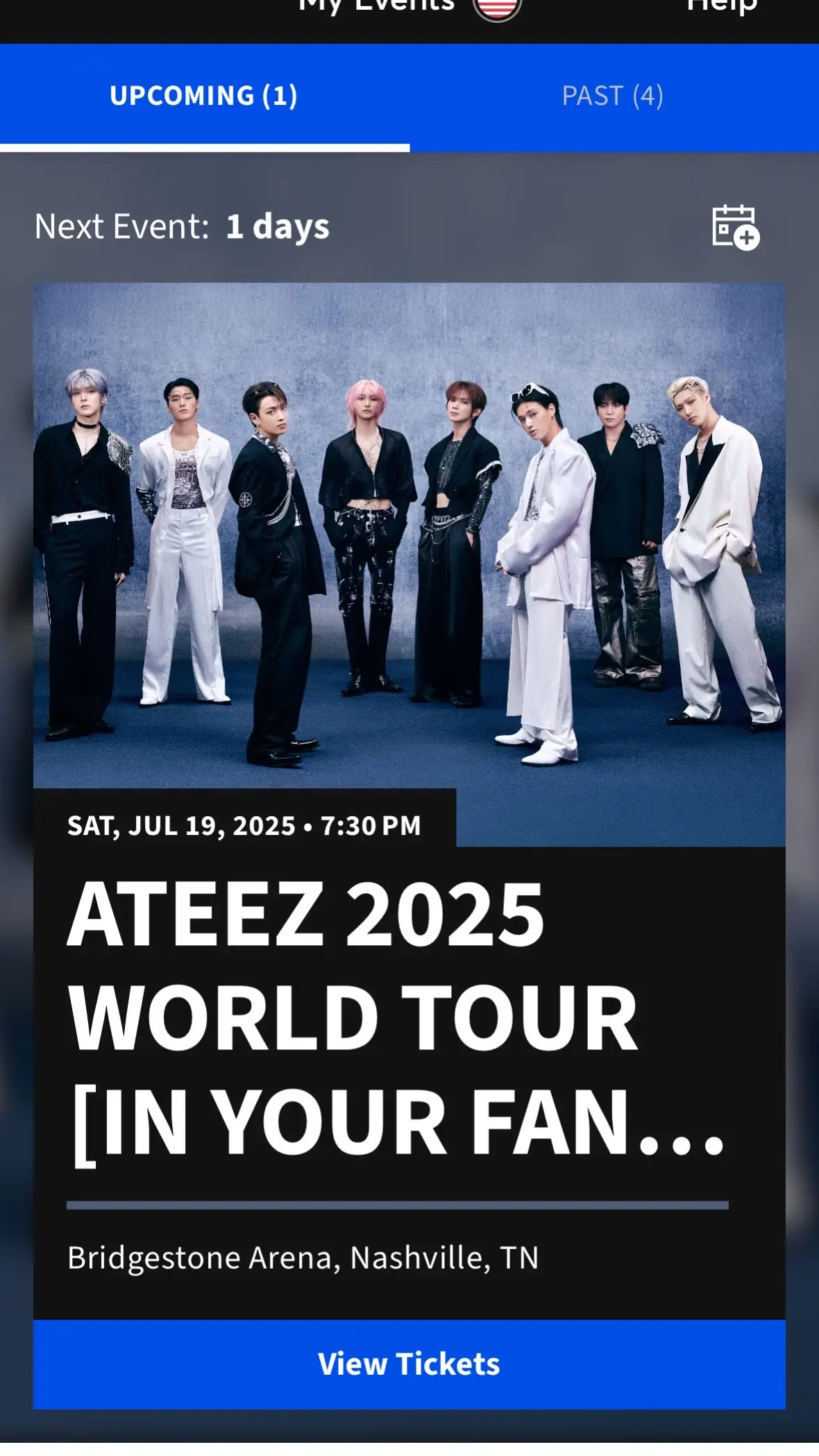 Oopsies🫣 #foryou #foryoupage #fyp #ateez #inyourfantasy #nashville #bridgestonearena #atiny #kpop 