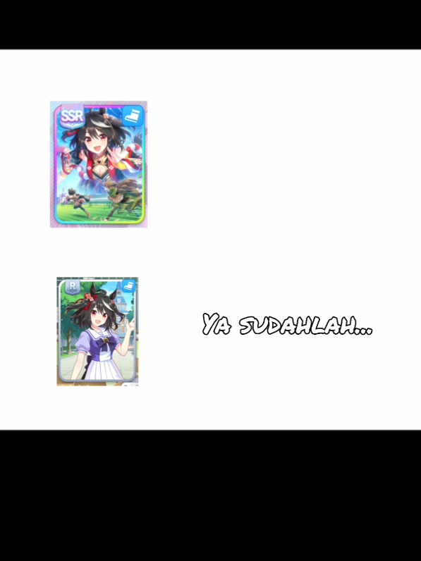hadir yang gk dapet Support Card Kitasan Black☝️😔 #umamusumeprettyderby #umamusume 