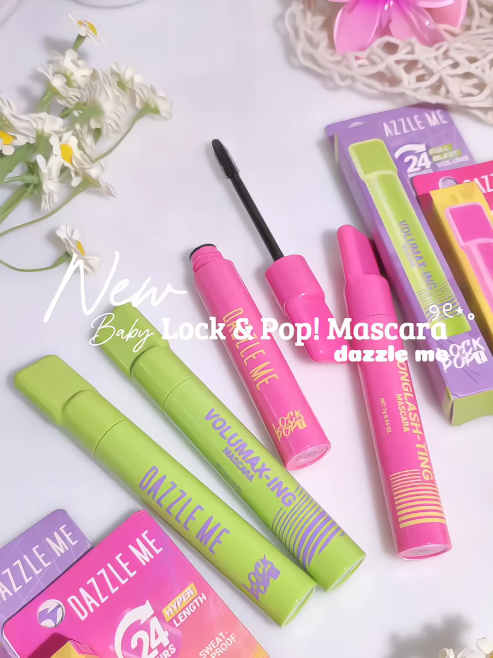 so cute mana tahan banget seharian🤏🏻😭✨ cuma 30ribu udah dapet mascara se waterproof ini🤏🏻😭 #mascara #mascaradazzleme #mascaraantiluntur #mascarahacks #mascarareview #cute #pinky #pinterestaesthetic #cutemakeup 