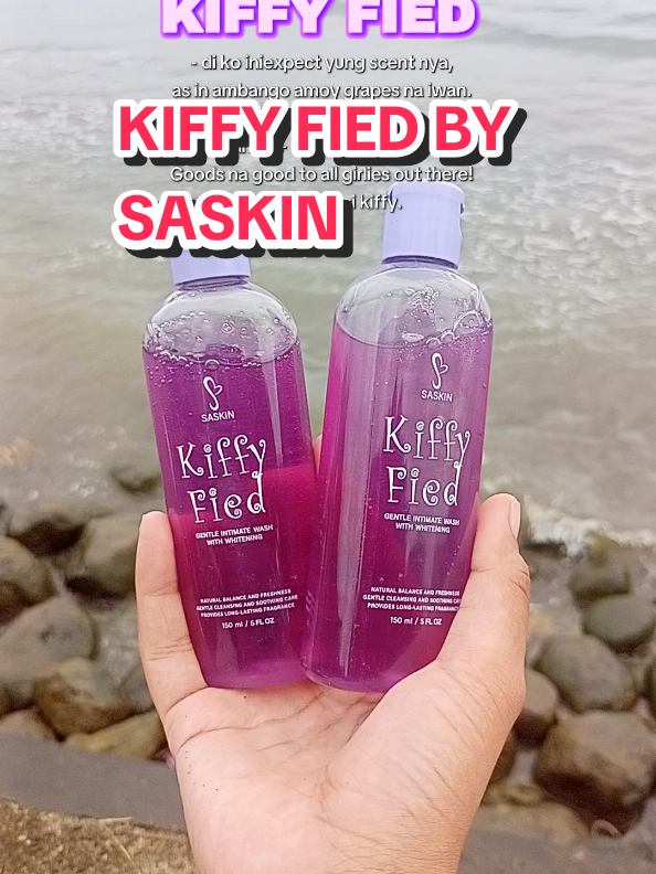 grabeeee kana talaga Sachzna. 😭✨ #kiffyfied #kiffyfiedbysaskin #femininewash #femininehygiene 