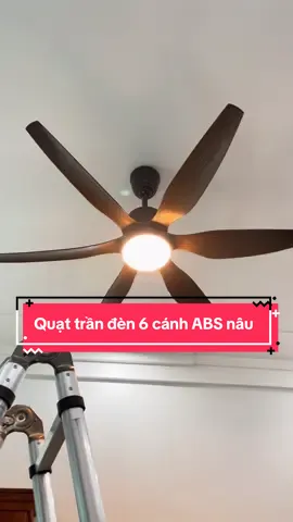 Cần mẫu quạt êm , mạnh , chống rung lắc .. tham khảo ngay mẫu 6 cánh này cả nhà nhé. Không có điểm gì để miêu tả thêm từ mẫu này nữa đâu ạ . #quạt #quattran #quattrangtri #quattran6canh #quattranden #quattrandencaocap #nhà #nhadep #xuhuong #cuahanghoangtruongled 