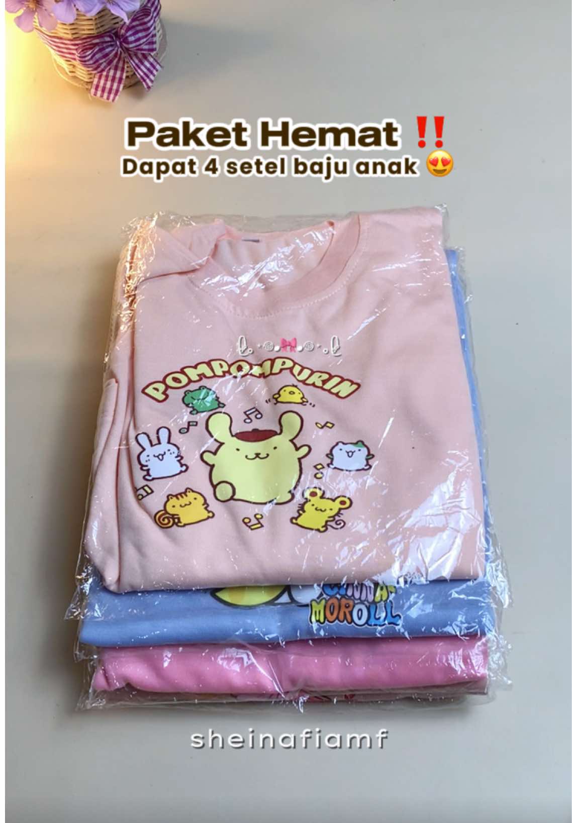 Promo paket hemat setelan anak perempuan isi 4 cuma diharga mulai dari 110ribuan. Harga sewaktu-waktu bisa berubah yaa #pakethematsetelananak #setelananak #setelananakmurah #bajuanakperempuan 