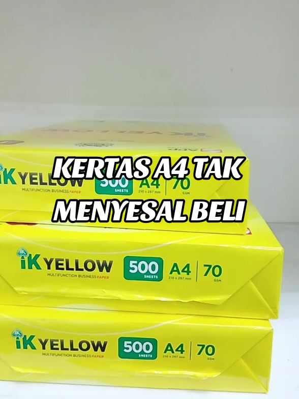 Sejak2 jadi cikgu niii, ni jelaa banyak aku perhatikan .. haha, kalau mak mak pun mesti banyak guna kan sebab murah. beli sini je 👇 #a4paper #kertasa4 #ikyellow #kertasa4murah 