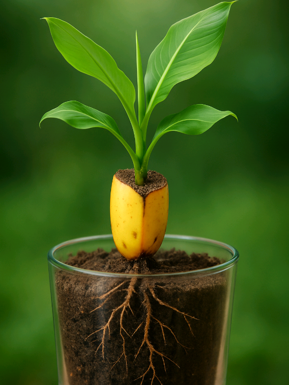 How to grow Banana simple method.#you #stitchkindness #fyp #f #tik_tok 