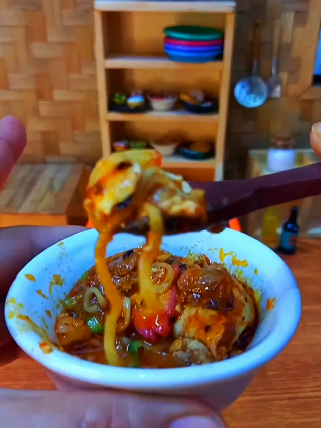 Masak Seblak Mini di dapur mini tradisional #minicooking #tinykitchen #dapurmini