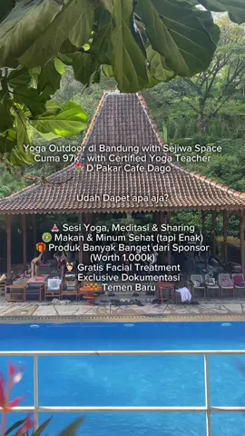 Yuk #outdooryoga bisa regist di Instagram @sejiwa.space 🧘🏻‍♀️💜