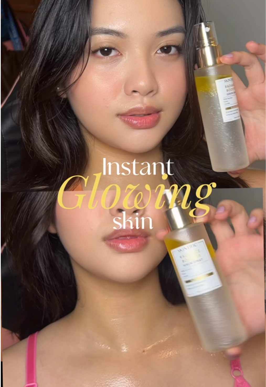 Instant glowing skin✨|#fyp #skintificph #serumspray #glassglowing #perfectmakeup @SKINTIFICPH 