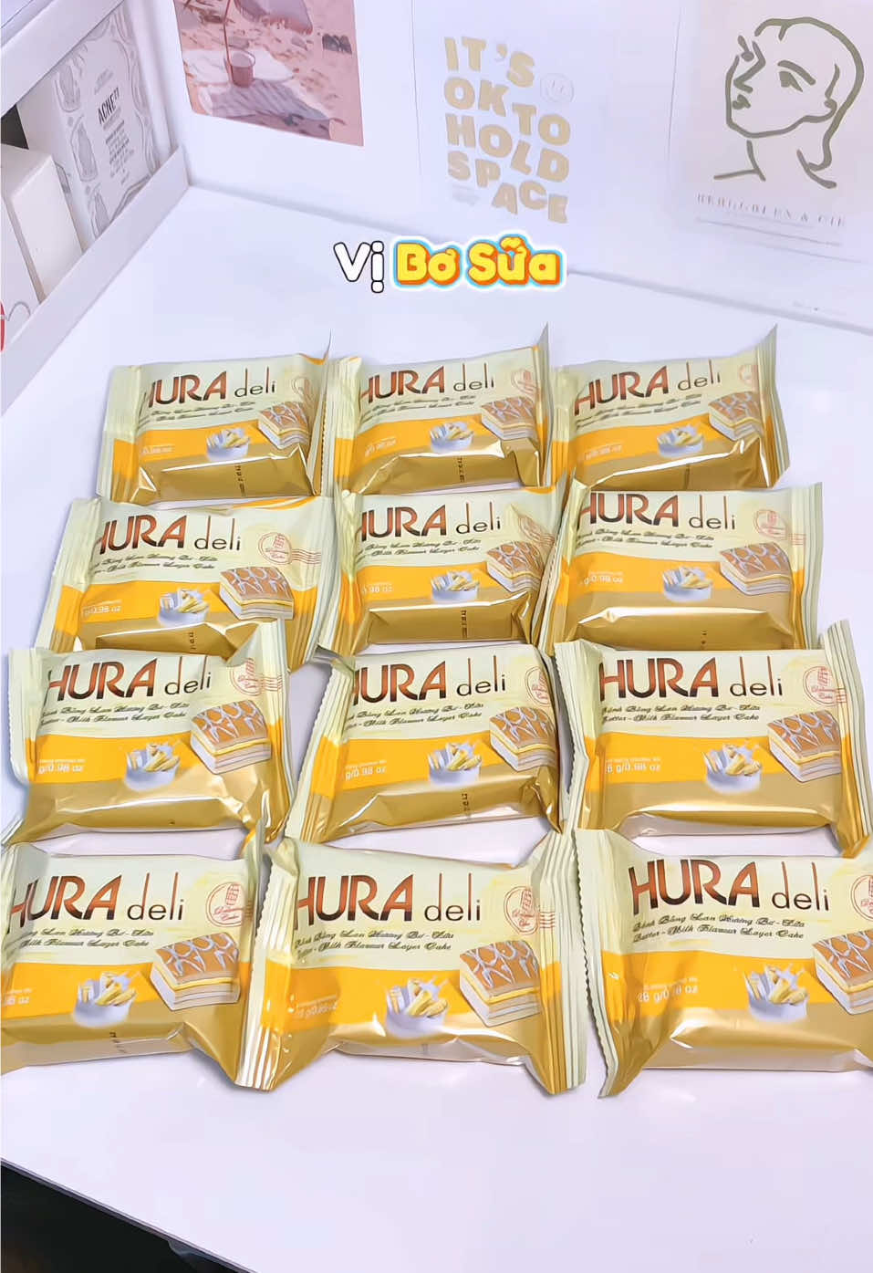 Bánh bông lan HURA Deli #shoppertainmentrace #shoppertainmentracesummer2025 #bibica #huradeli #sản_phẩm #anvat #unbox #unboxing 