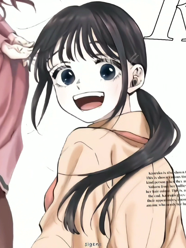 tiptoe ib: znopal #edit #anime #mograph #typography #anime #alightmotion #fyp #wagurikaoruko 