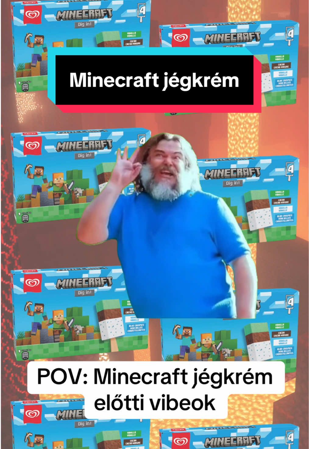 Ez a lava chicken megizzaszt... Szerencsére a SPAR polcain már megtalálod a Minecraft jégkrémeket, ami megment a túlmelegedéstől! 🌋🍦⛏️   #sparmagyarorszag #SPARforyou #Minecraft #lavachicken #icecream