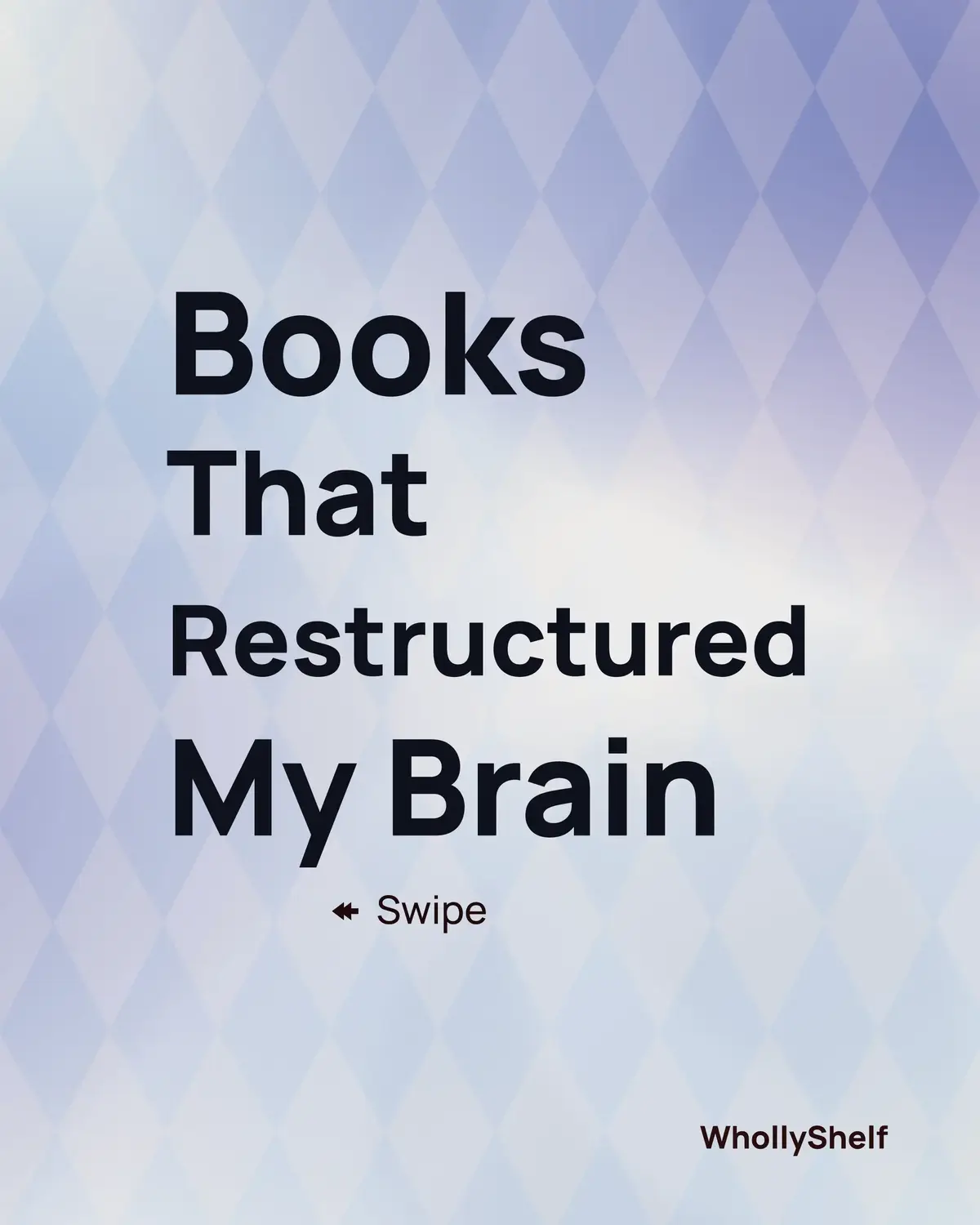 These books didn’t just teach me — they restructured me. They changed how I learn, think, speak, and act. Swipe through and see which one might upgrade you. #BooksThatChangedMe #MindExpansionReads #BooksThatRestructuredMe #IntellectualReads #BrainUpgrade #DeepReads #BookstagramThoughts 