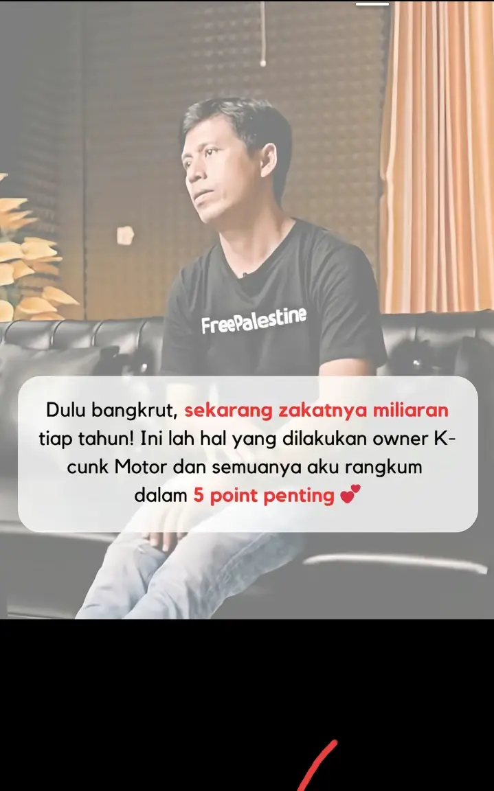 Bisnis Amanah, Harta Berkah: Kisah Kaya Raya Owner Kacung Motor Tanpa Bantuan Bank Dulu bangkrut, sekarang zakatnya miliaran tiap tahun! Tanpa riba, tanpa tipu-tipu, bisnisnya berkah dan terus naik daun. Inilah kisah inspiratif Suryono Hadi, owner K-cunk Motor, yang bangun kekayaan lewat kejujuran, ibadah, dan kerja keras. #FYP #KacungMotor #KayaBerkah #ZakatMiliaran #BisnisTanpaRiba #HijrahSukses #Inspirasi Pengusaha #RezekiHalal #Jual BeliMobil #AutoFYP #Kisah Nyata #MotivasiBisnis #HijrahStory #ViralVideo