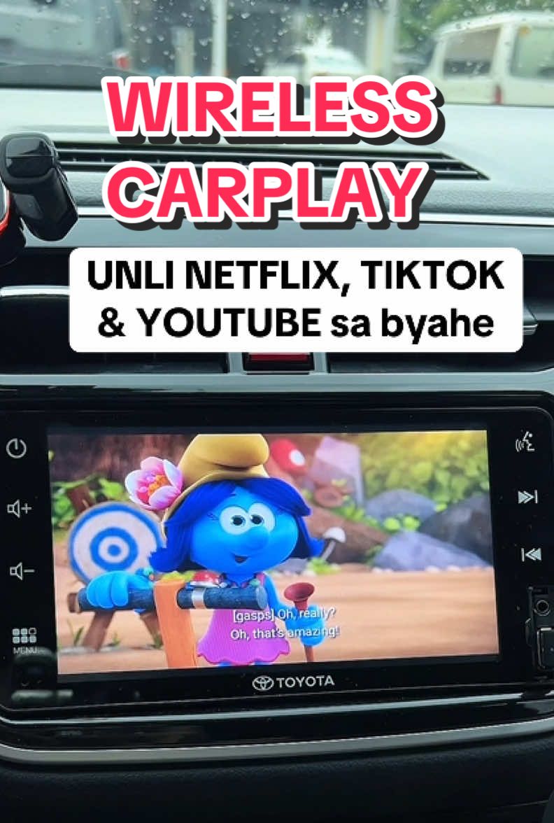 Replying to @AJ . HOW TO CHECK IF SUPPORTED ANG UNIT NG CAR ☺️ #wirelesscarplay #carplay #netflix #cartok #traveltiktok 
